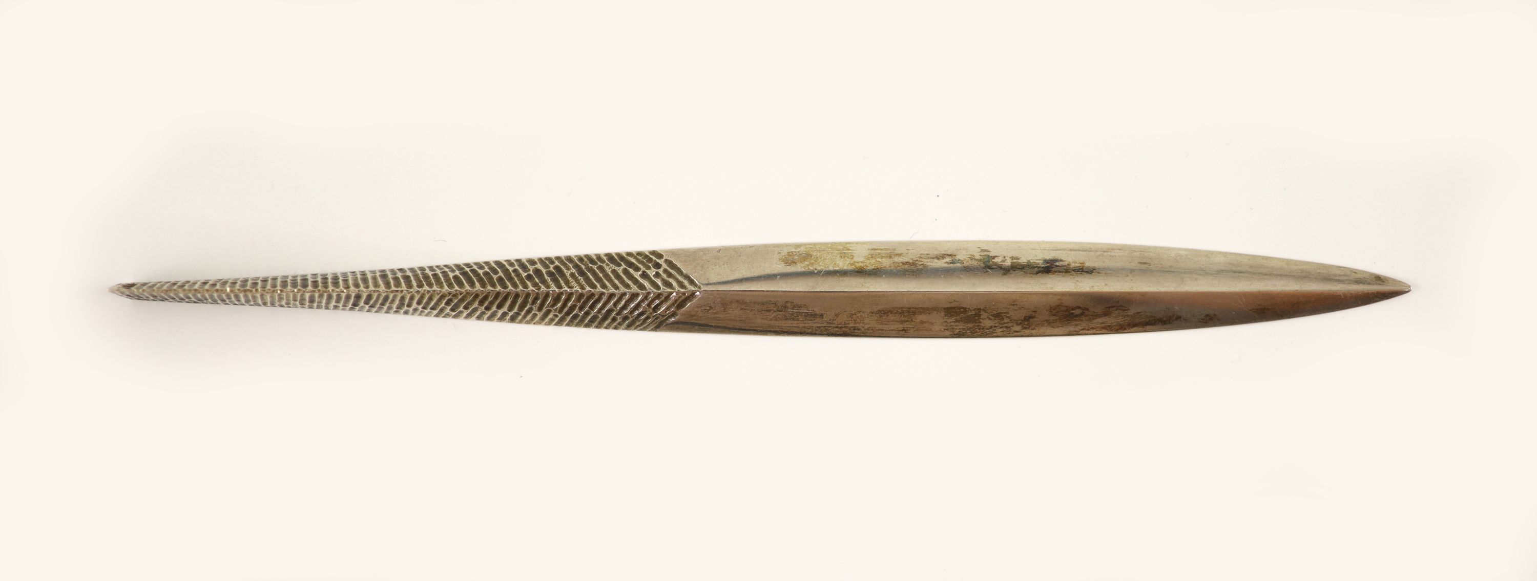A silver letter opener by Stuart Devlin, London, 1975